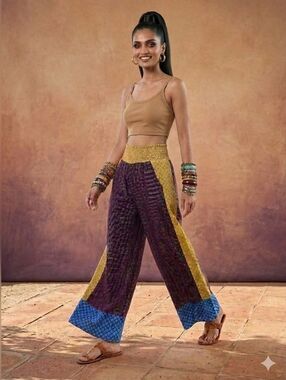 Aerie Bohemian Patchwork Pants